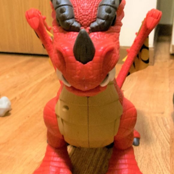 Remote Controlled Imaginext Spike The Ultra Dinosaur Dino PLUS Fisher-Price Imag - Picture 3 of 7